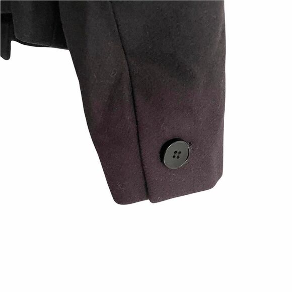 CLUB MONACO Cropped Wool Cashmere Fall Winter Jacket Blazer Black XS - Picture 11 of 12